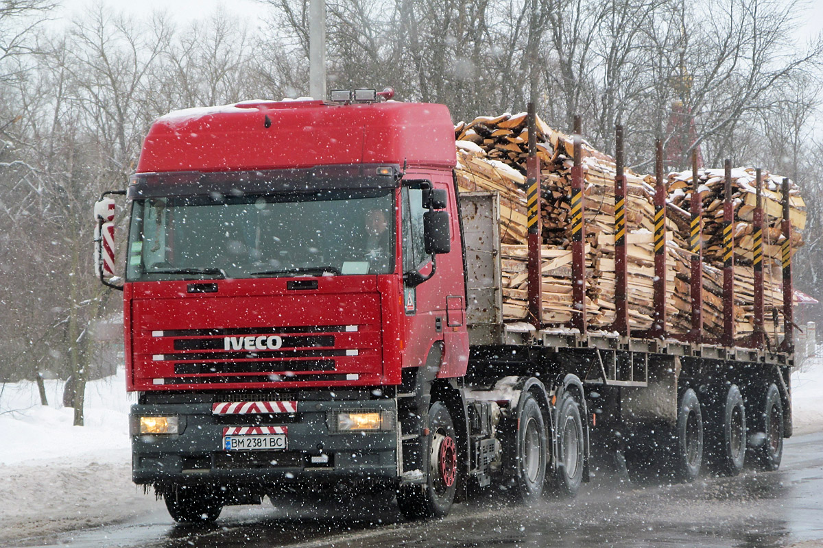 Сумская область, № ВМ 2381 ВС — IVECO EuroStar