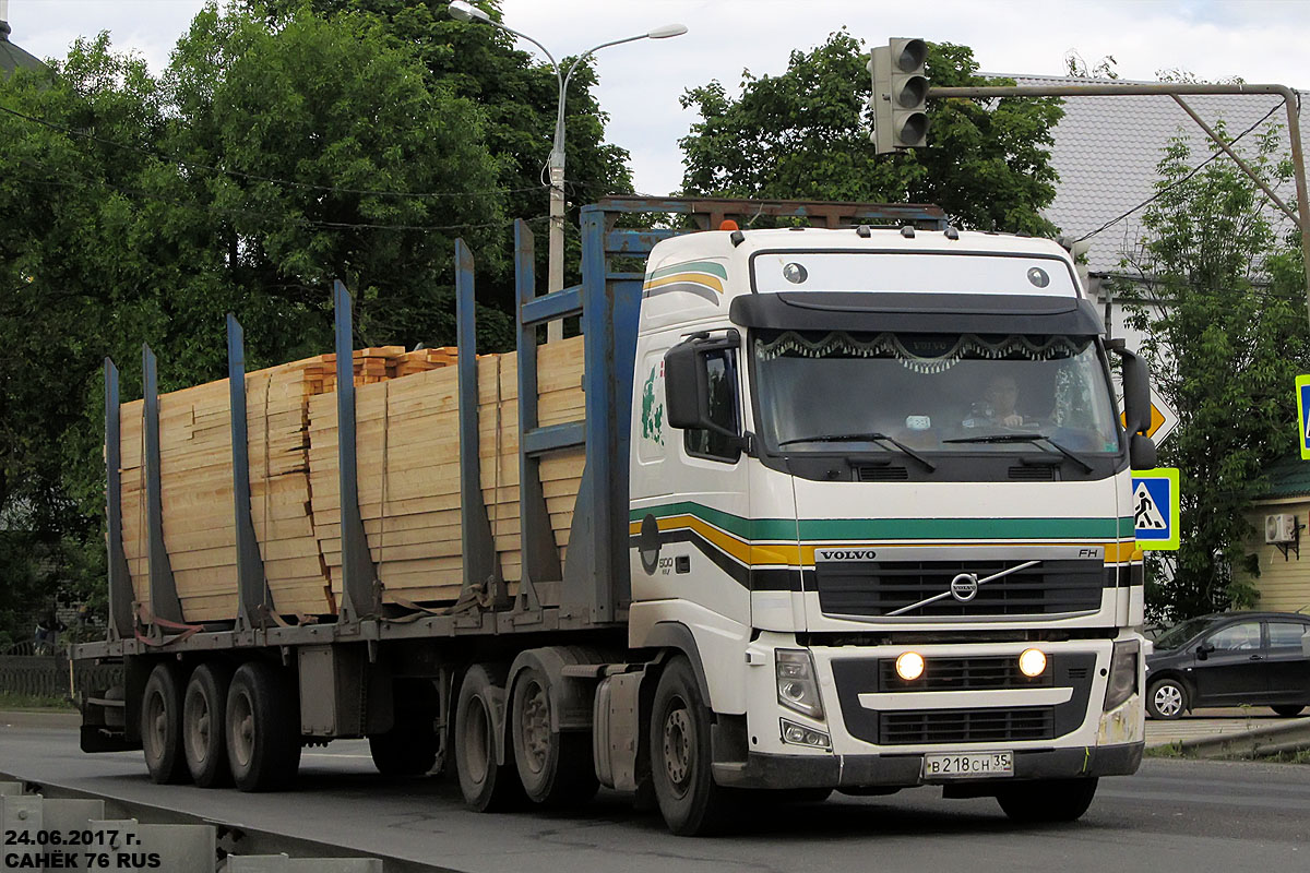 Вологодская область, № В 218 СН 35 — Volvo ('2008) FH.500