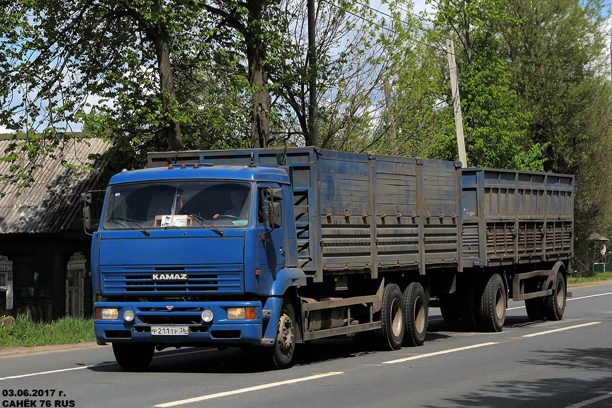 Воронежская область, № Р 211 ТР 36 — КамАЗ-65117-62