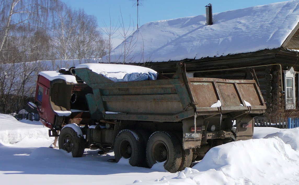 Удмуртия, № А 987 СО 18 — КамАЗ-55111 [551110]