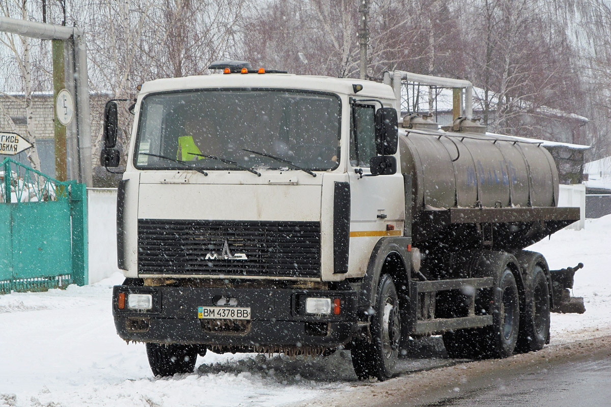 Сумская область, № ВМ 4378 ВВ — МАЗ-6303A5