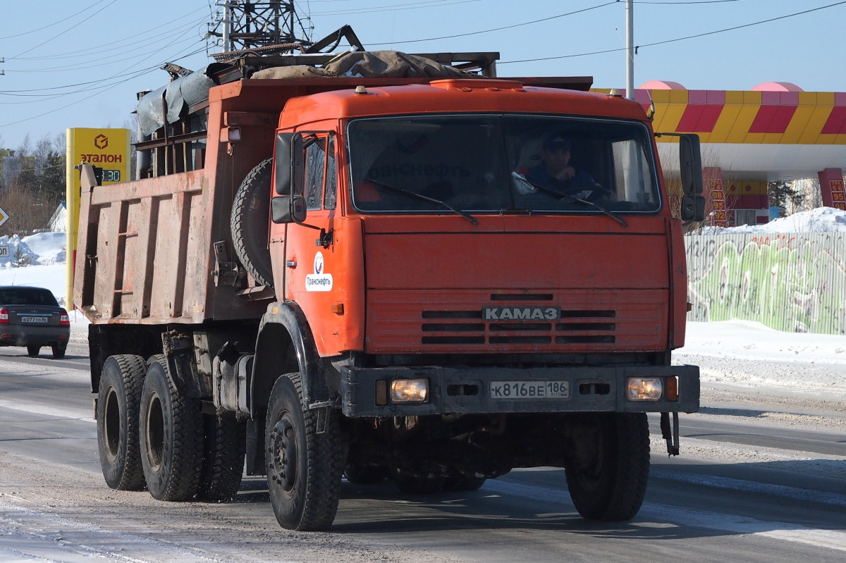 Тюменская область, № К 816 ВЕ 186 — КамАЗ-65111-13 [65111N]