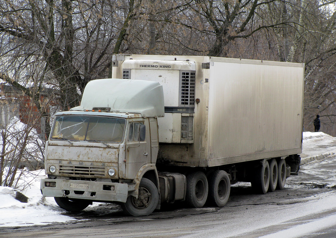 Нижегородская область, № Т 720 МА 52 — КамАЗ-54112