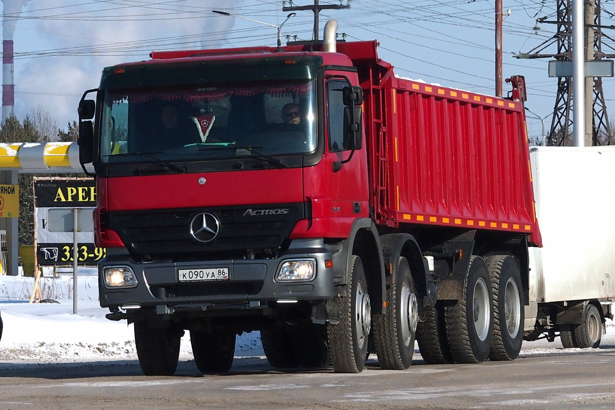 Ханты-Мансийский автоном.округ, № К 090 УА 86 — Mercedes-Benz Actros ('2003) 4141