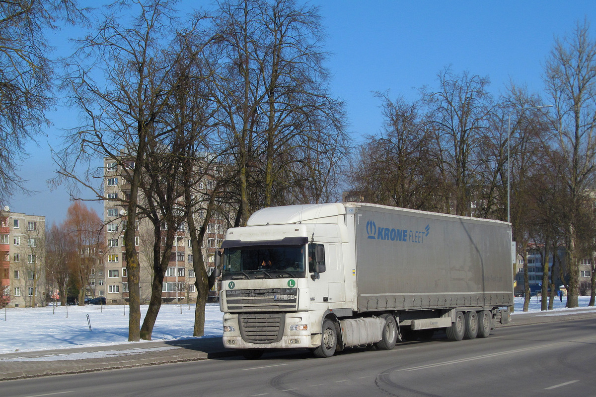 Литва, № JZJ 884 — DAF XF105 FT