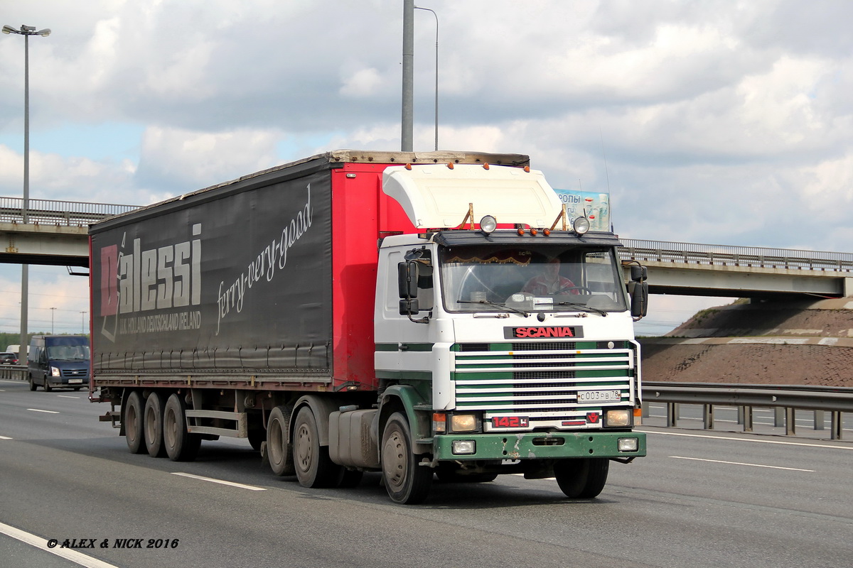 Санкт-Петербург, № С 003 РВ 78 — Scania (II) R142H