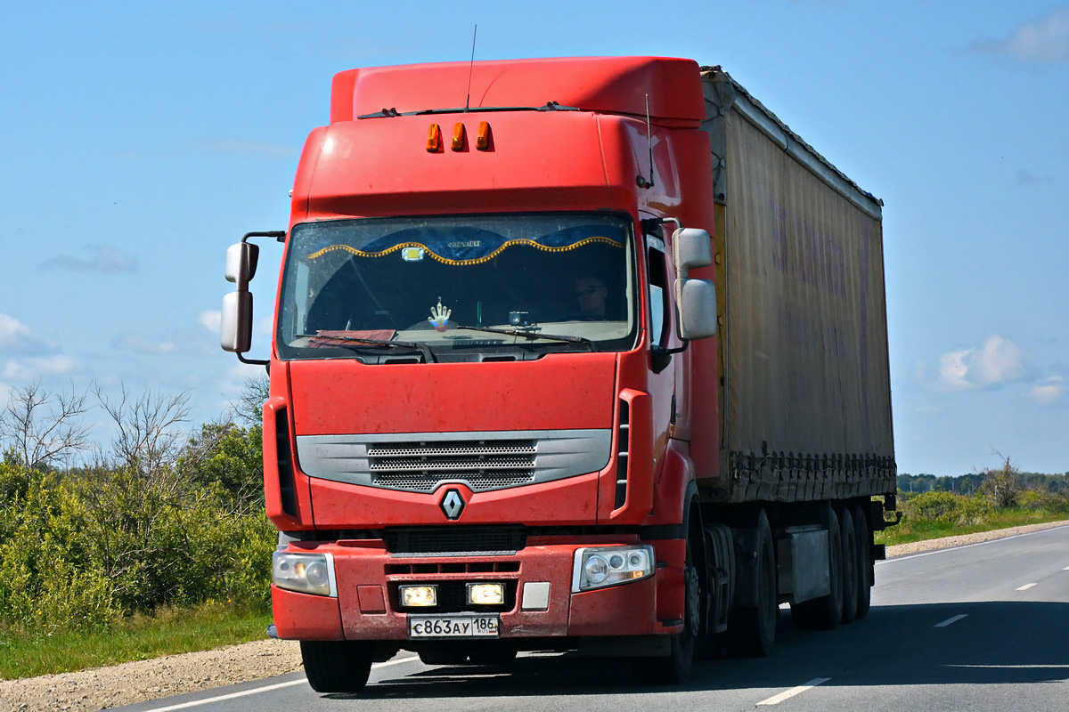 Ханты-Мансийский автоном.округ, № С 863 АУ 186 — Renault Premium ('2006)