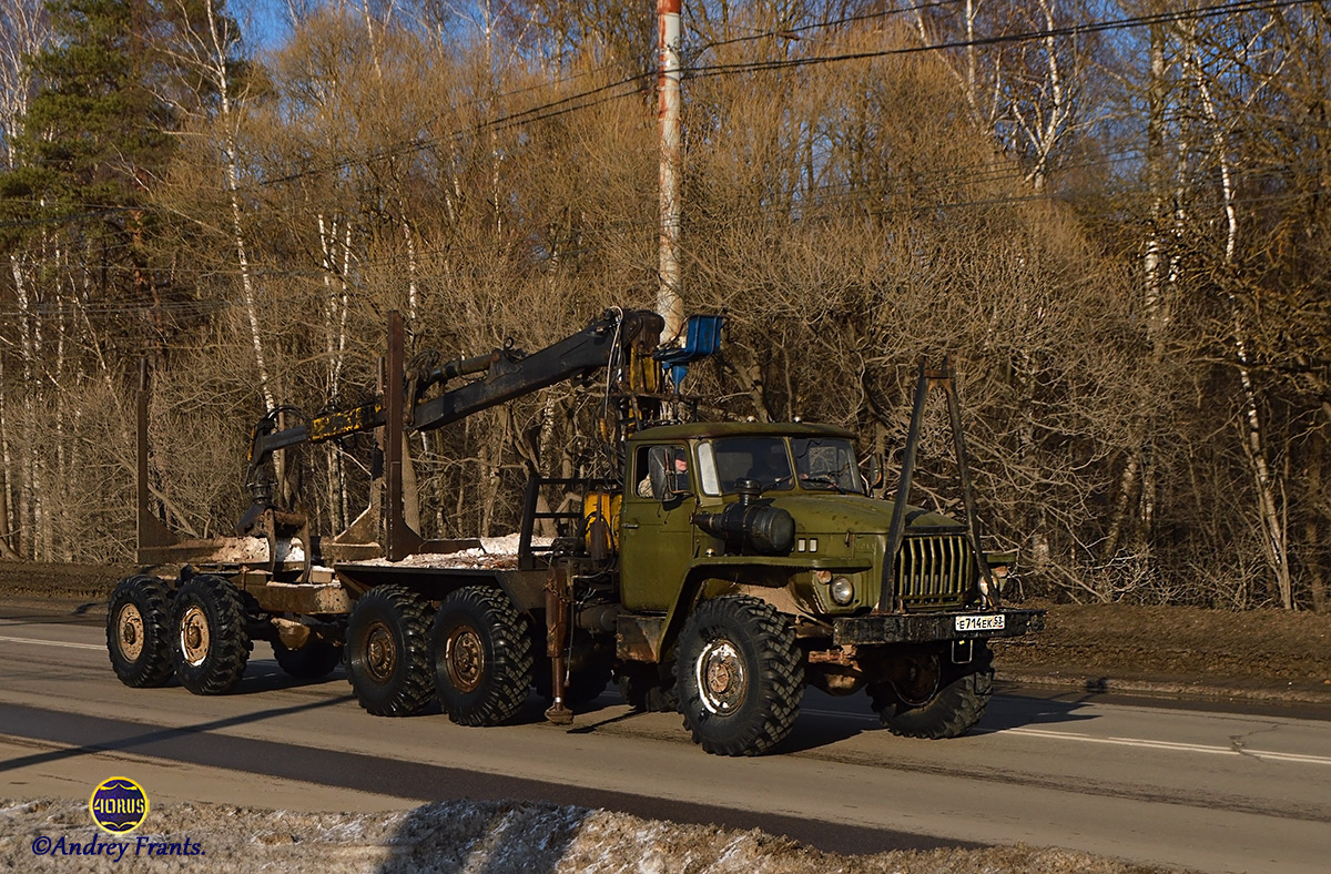 Новгородская область, № Е 714 ЕК 53 — Урал-375Д