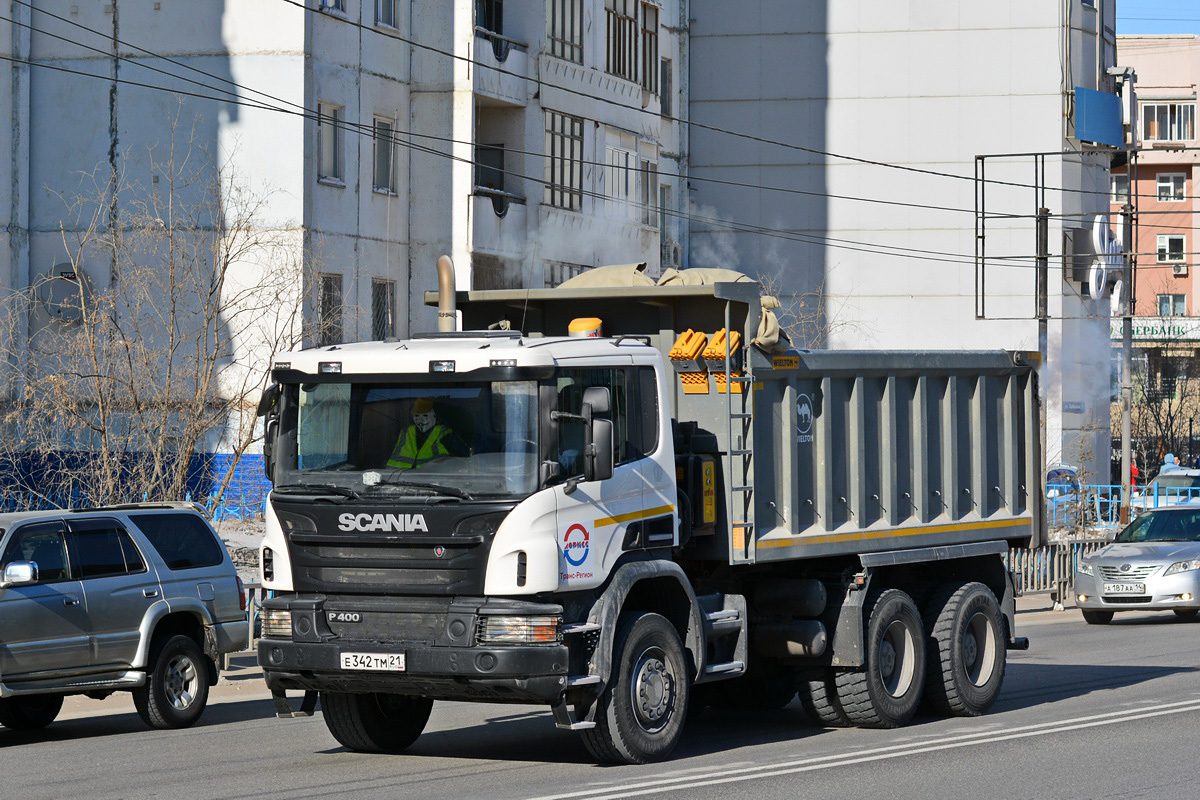 Чувашия, № Е 342 ТМ 21 — Scania ('2011) P400