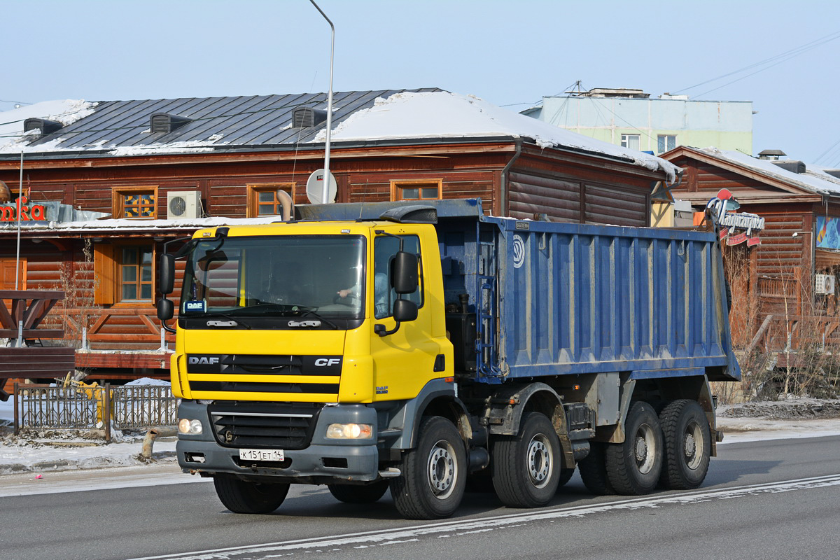 Саха (Якутия), № К 151 ЕТ 14 — DAF CF85 FAD