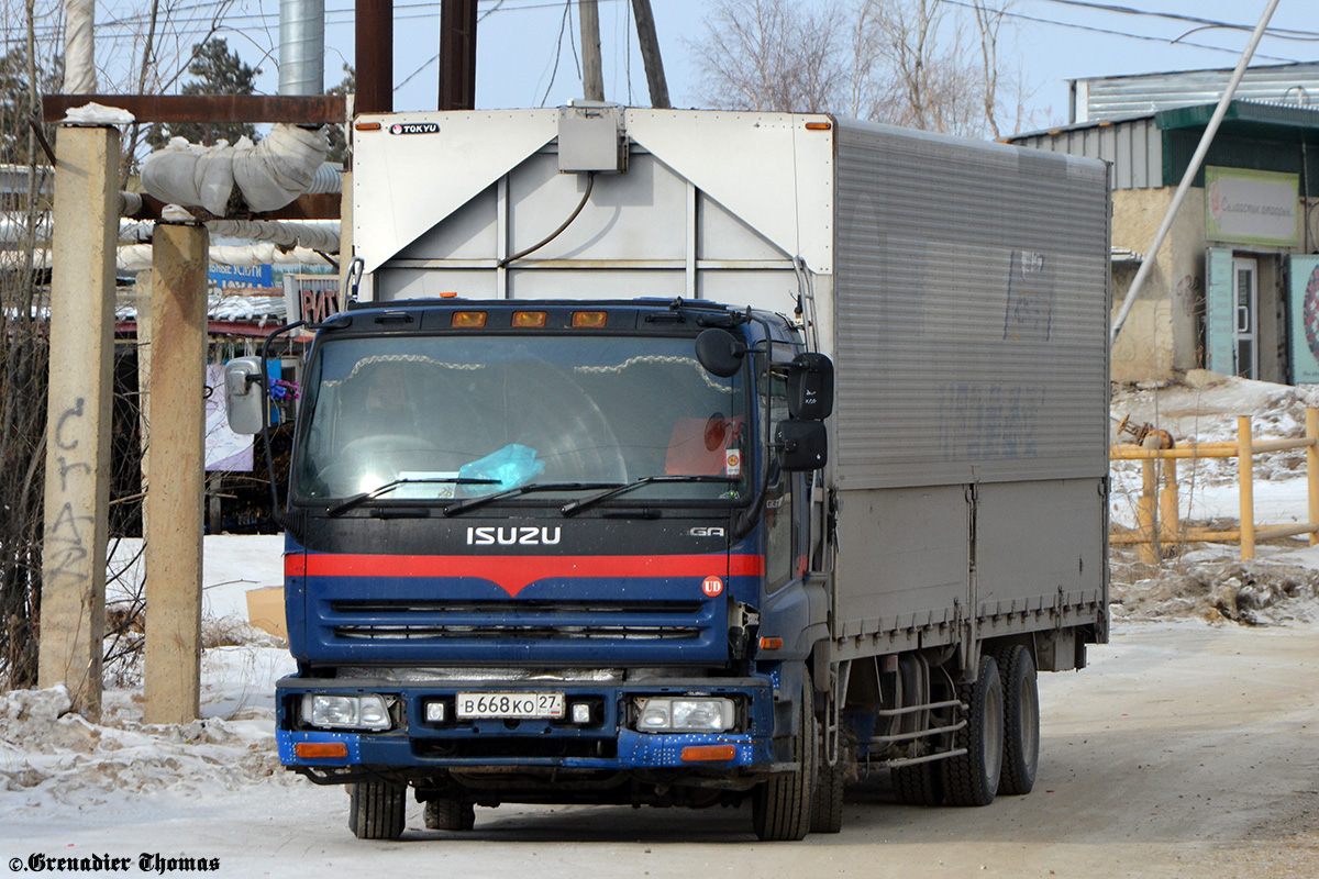 Хабаровский край, № В 668 КО 27 — Isuzu Giga (общая модель)