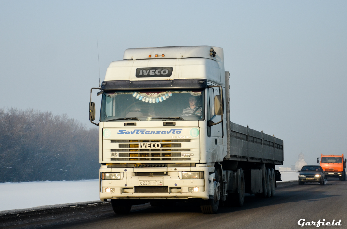 Новосибирская область, № С 220 РО 154 — IVECO EuroStar