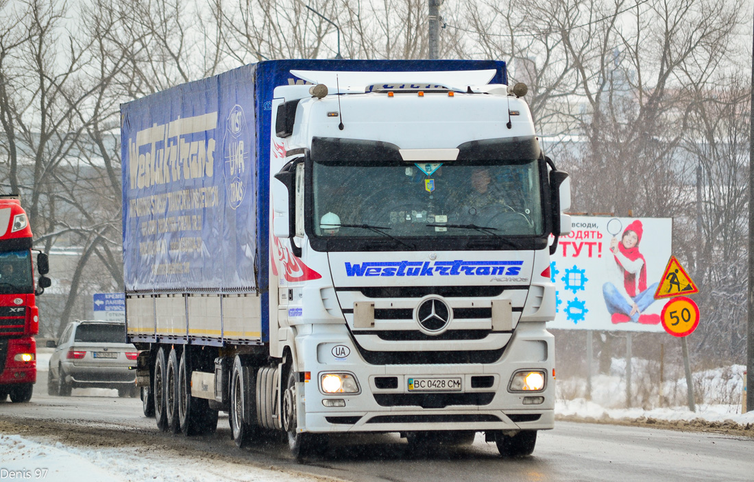 Львовская область, № ВС 0428 СМ — Mercedes-Benz Actros ('2009) 1844