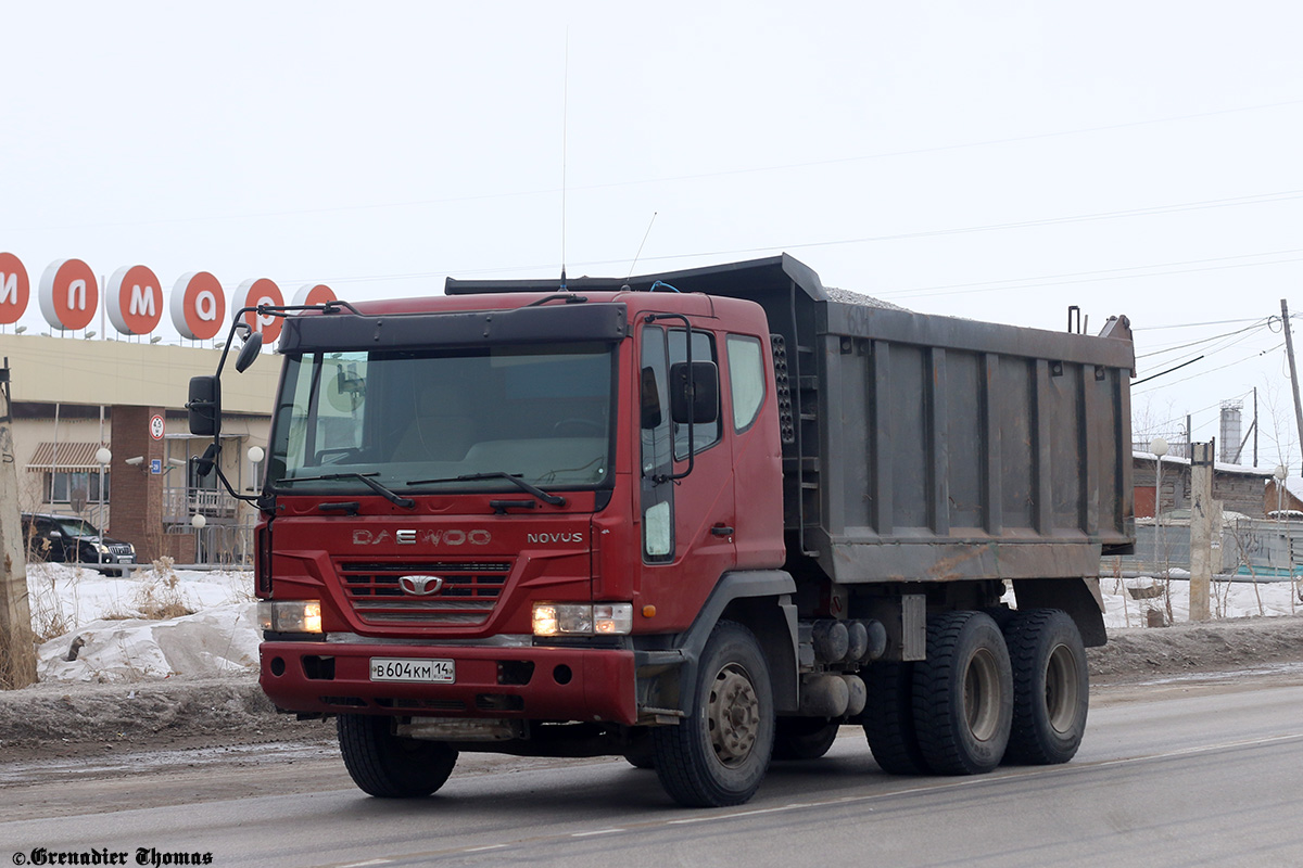 Саха (Якутия), № В 604 КМ 14 — Daewoo Novus