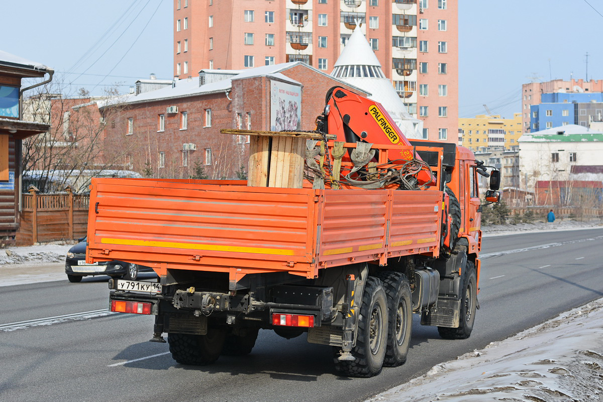 Саха (Якутия), № У 791 КУ 14 — КамАЗ-43118-46