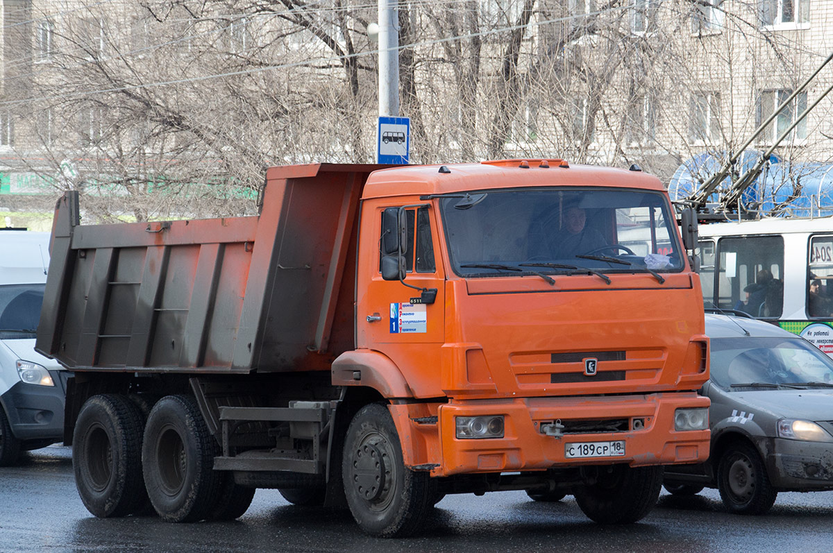 Удмуртия, № С 189 СР 18 — КамАЗ-65115-N3(78)