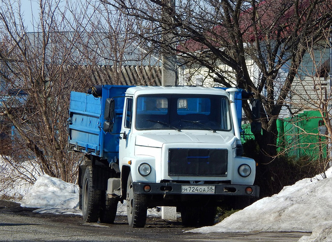 Белгородская область, № Н 724 ОА 58 — ГАЗ-3309