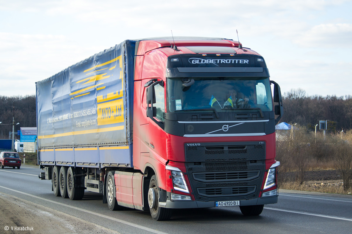 Закарпатская область, № АО 6920 ВІ — Volvo ('2012) FH.460