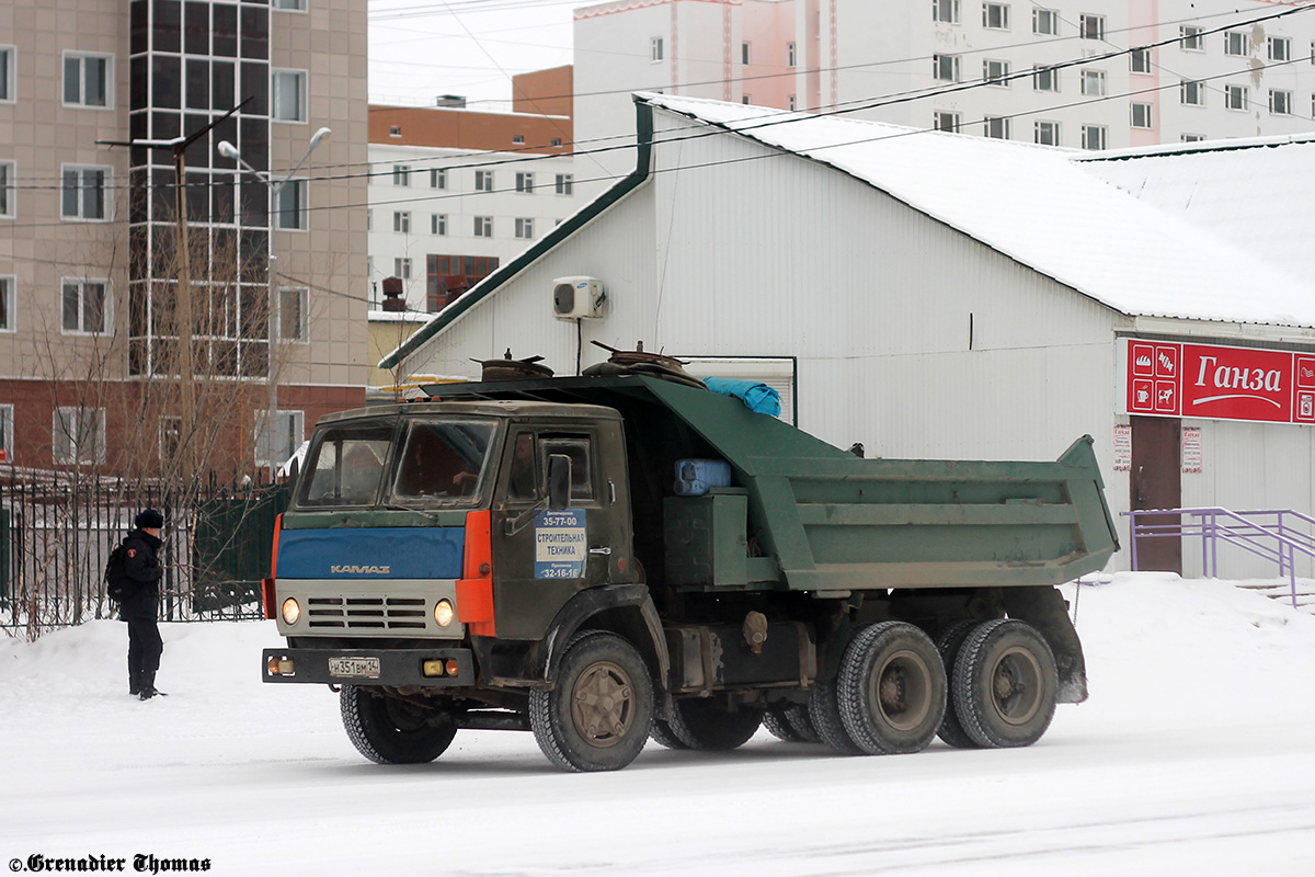 Саха (Якутия), № Н 351 ВМ 14 — КамАЗ-5511