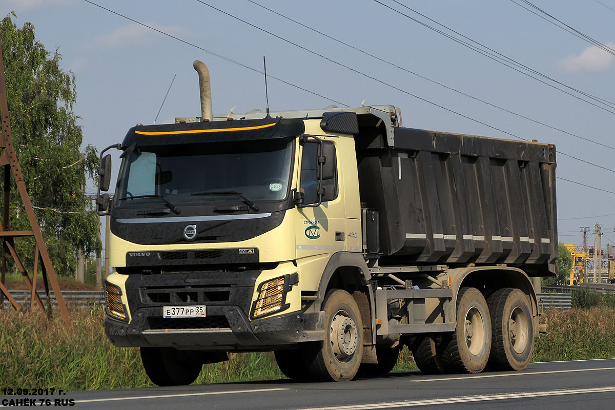 Вологодская область, № Е 377 РР 35 — Volvo ('2013) FMX.420 [X9P]