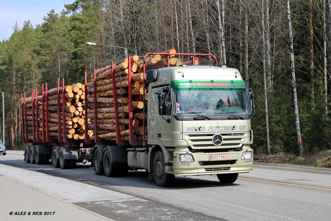 Финляндия, № UOZ-759 — Mercedes-Benz Actros ('2003) 2546