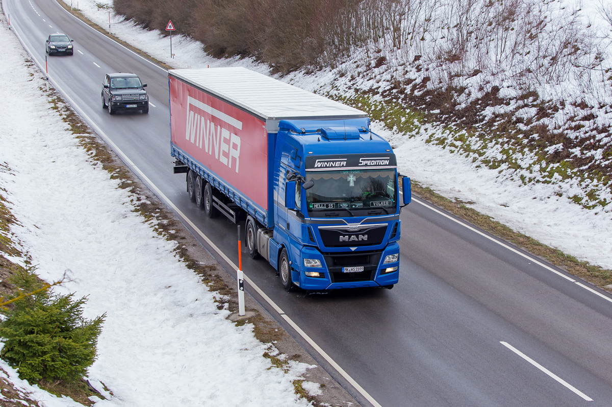 Германия, № MK-WS 1599 — MAN TGX ('2012) (Общая модель)