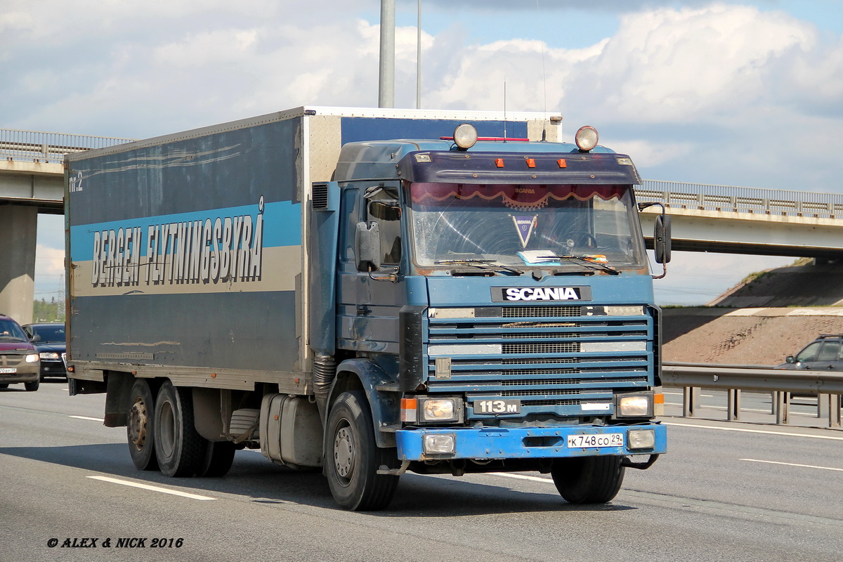 Архангельская область, № К 748 СО 29 — Scania (II) R113M