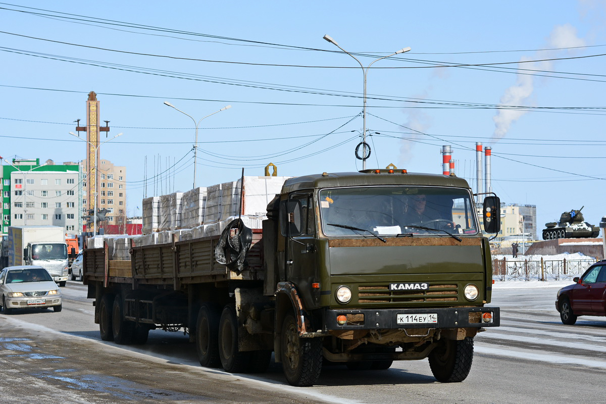 Саха (Якутия), № К 114 ЕУ 14 — КамАЗ-5410