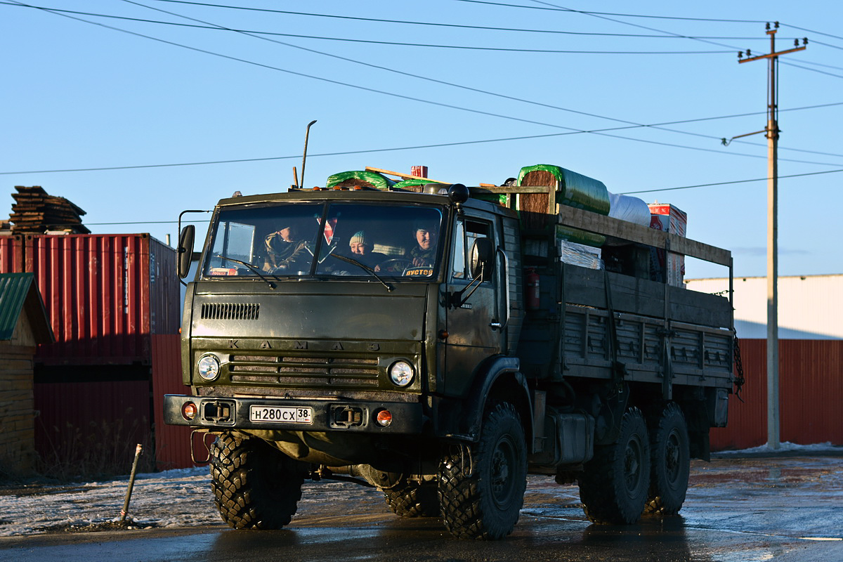 Саха (Якутия), № Н 280 СХ 38 — КамАЗ-43101