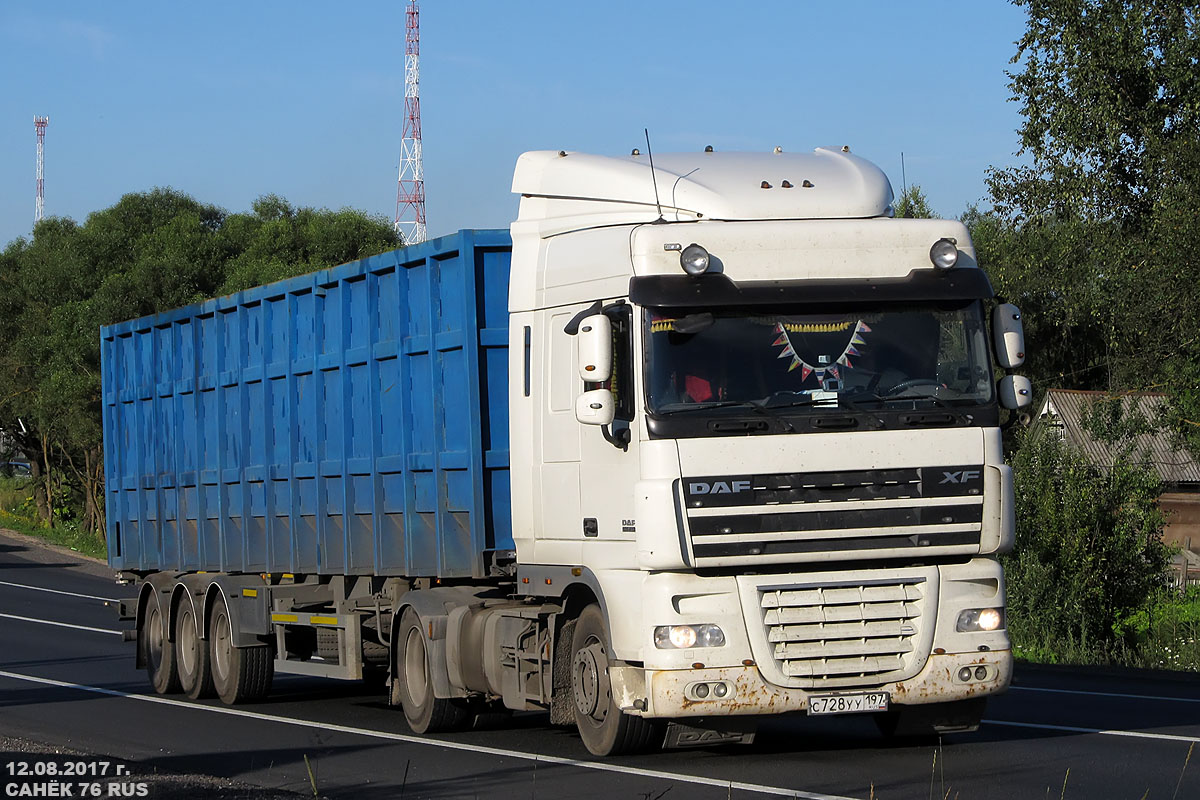 Москва, № С 728 УУ 197 — DAF XF105 FT