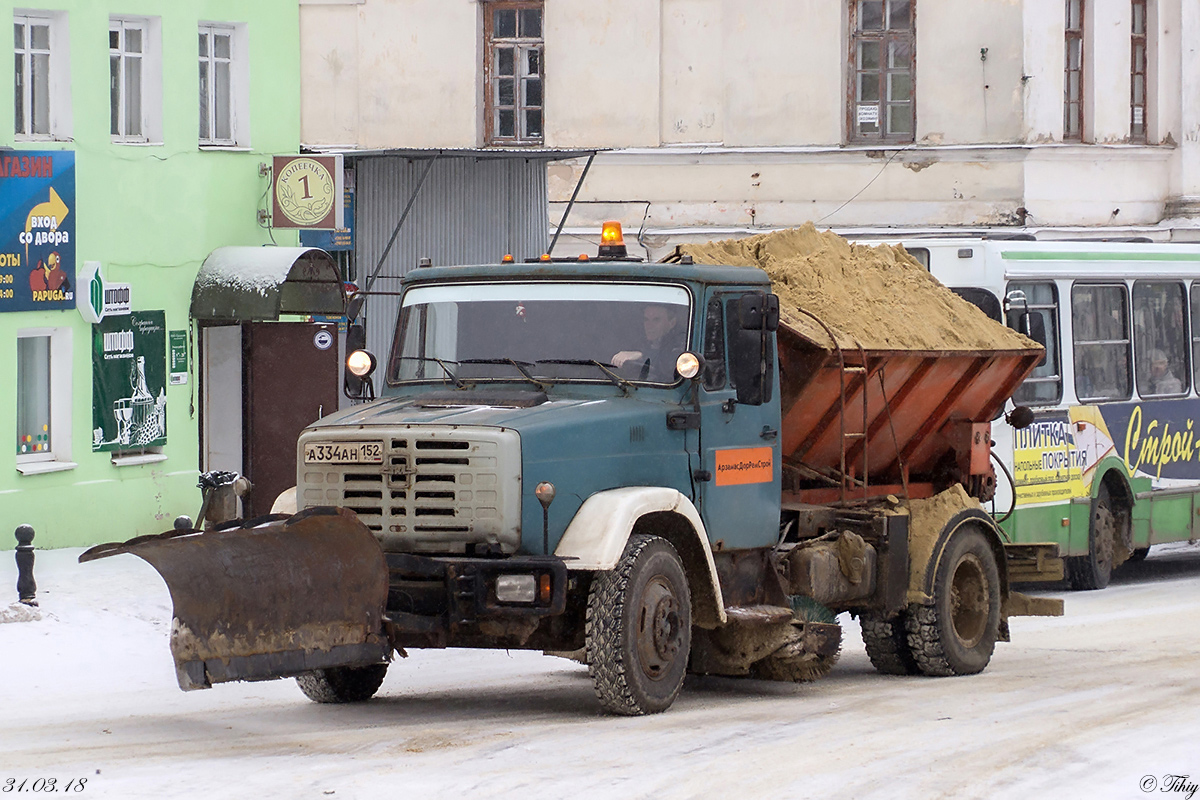 Нижегородская область, № А 334 АН 152 — ЗИЛ-432932