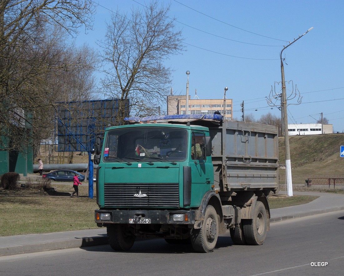 Витебская область, № АВ 6354-2 — МАЗ-5551 (общая модель)