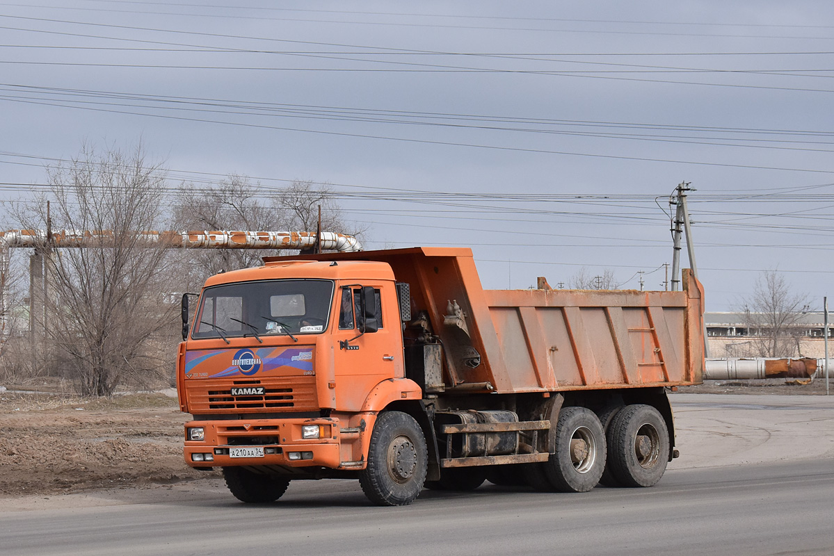 Волгоградская область, № А 210 АА 34 — КамАЗ-6520 [652000]