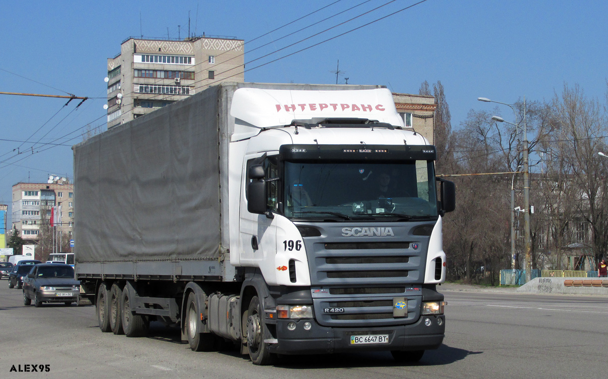 Львовская область, № 196 — Scania ('2004) R420