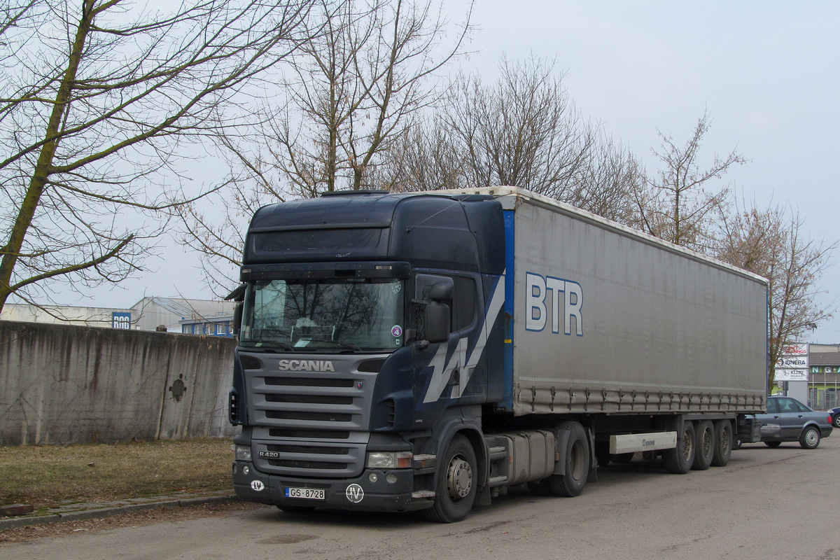 Латвия, № GS-8728 — Scania ('2004) R420