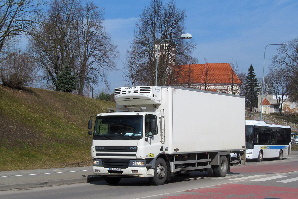 Литва, № HEF 536 — DAF CF65 FA