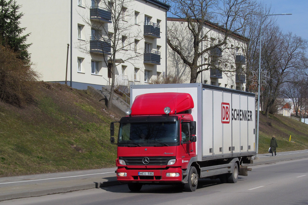 Литва, № HEU 585 — Mercedes-Benz Atego 1223