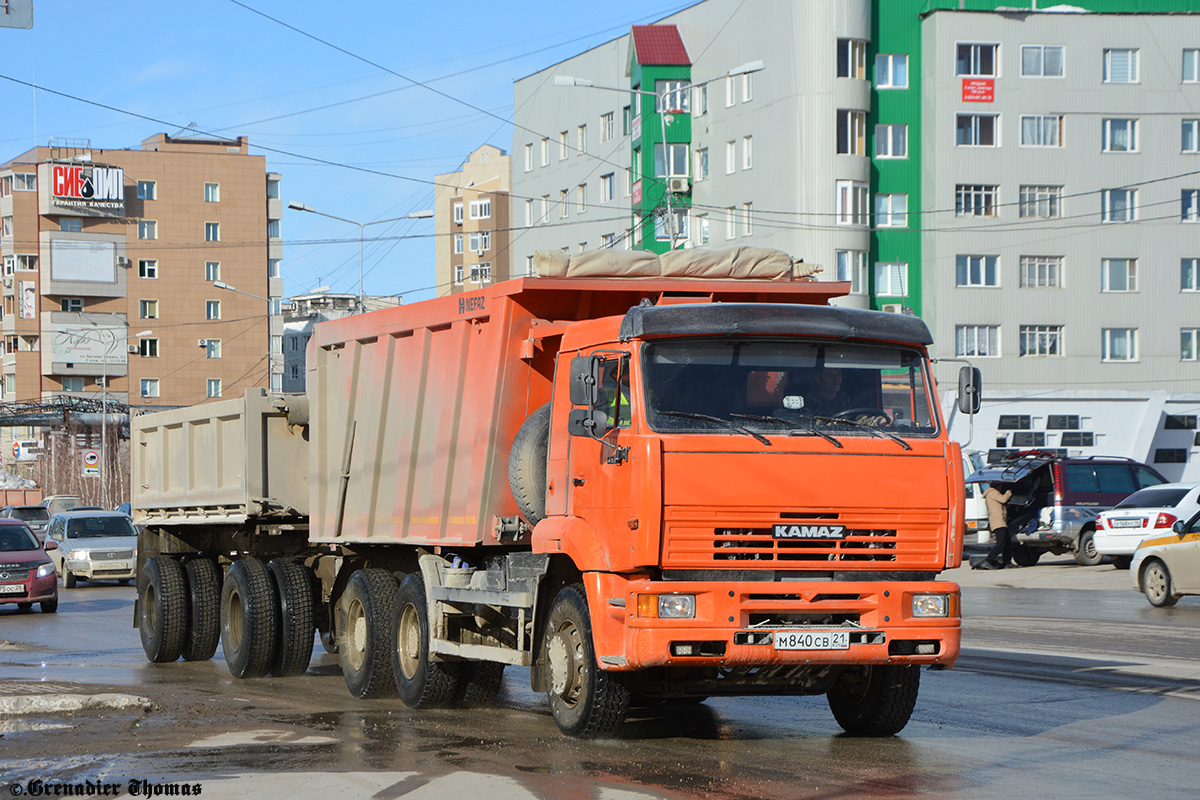 Чувашия, № М 840 СВ 21 — КамАЗ-6520 [652000]