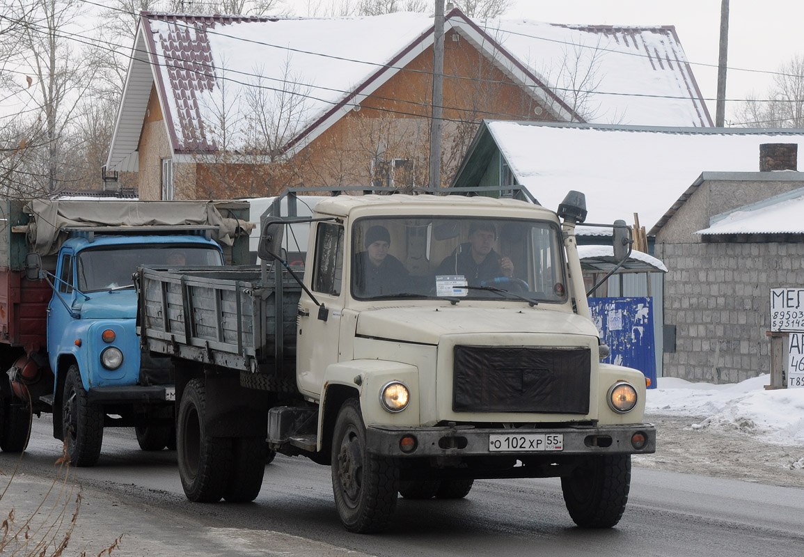 Омская область, № О 102 ХР 55 — ГАЗ-3309