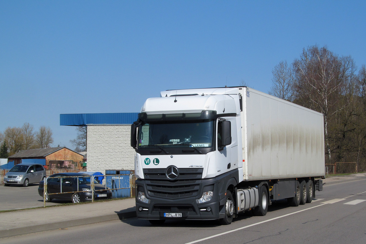 Литва, № HPL 816 — Mercedes-Benz Actros ('2011) 1845