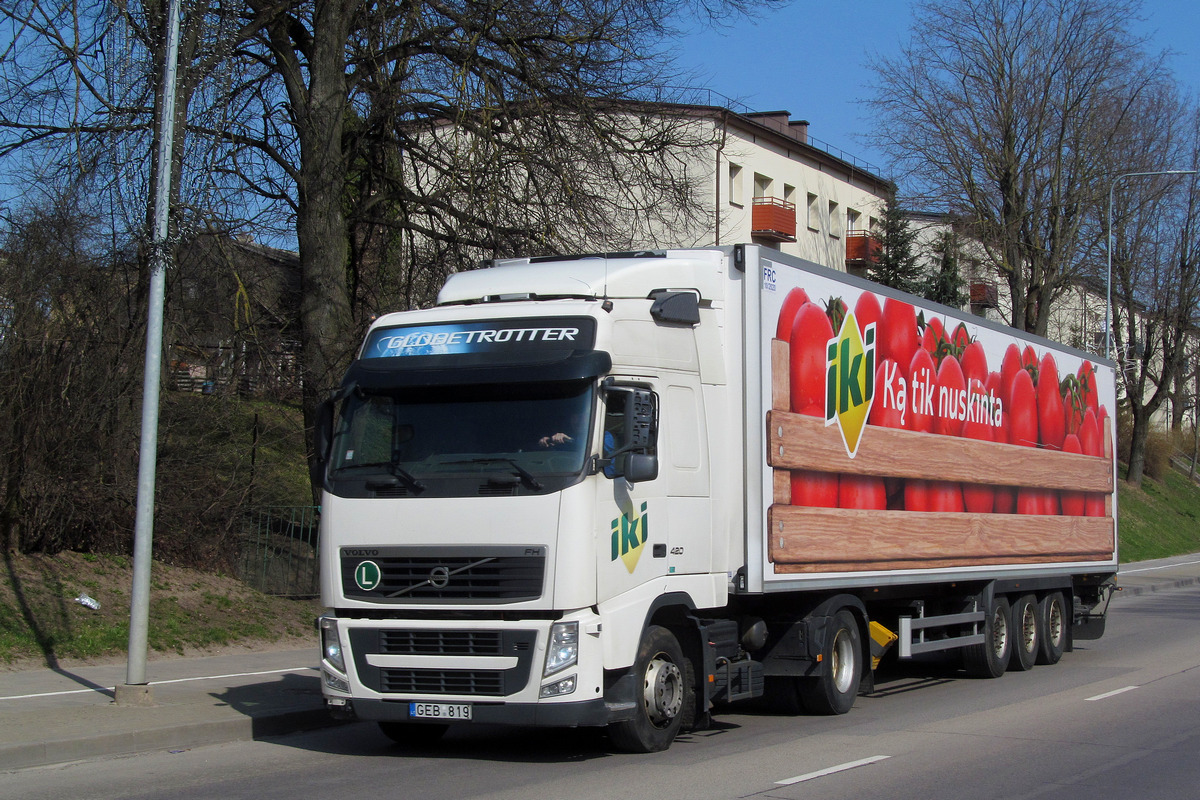 Литва, № GEB 819 — Volvo ('2008) FH.420