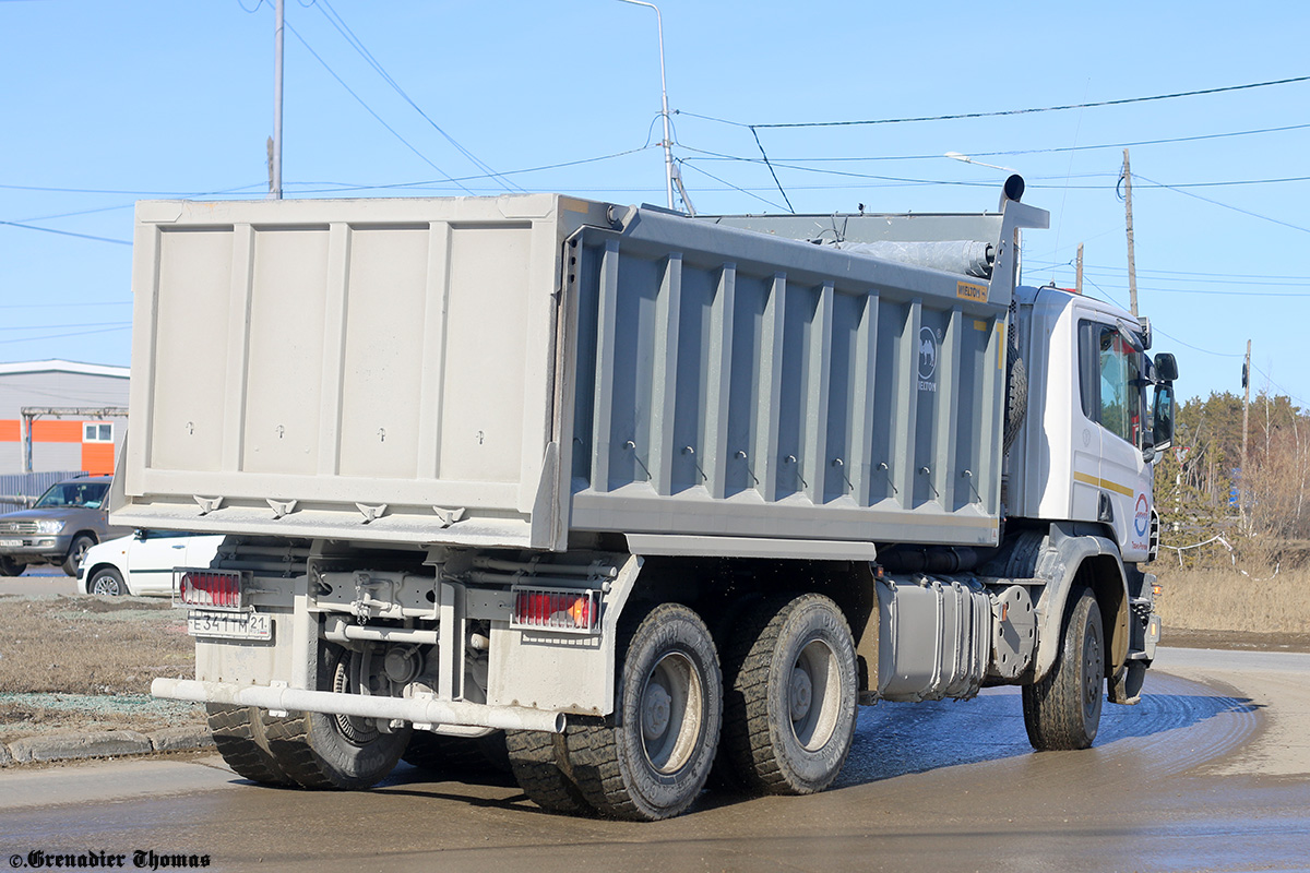 Чувашия, № Е 341 ТМ 21 — Scania ('2011) P400