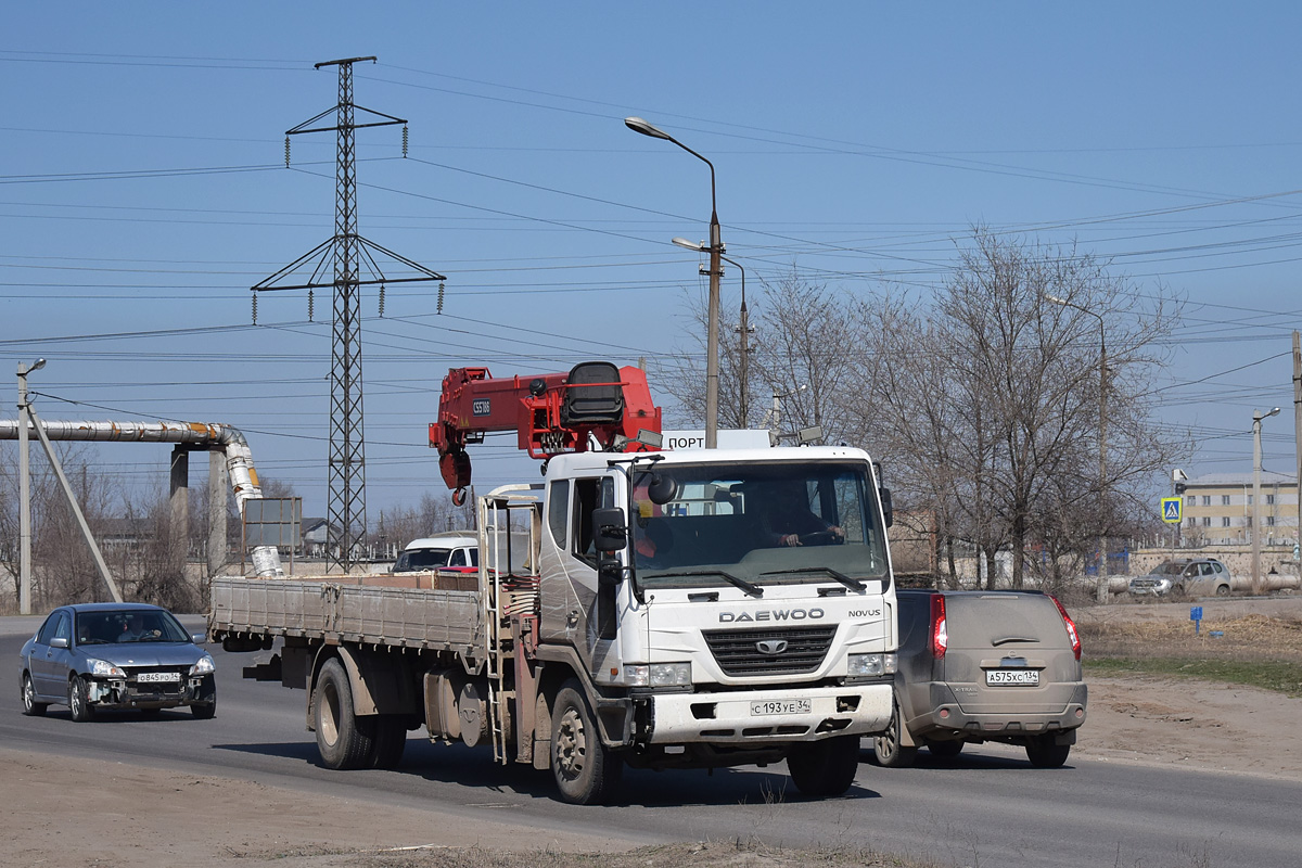 Волгоградская область, № С 193 УЕ 34 — Daewoo Novus