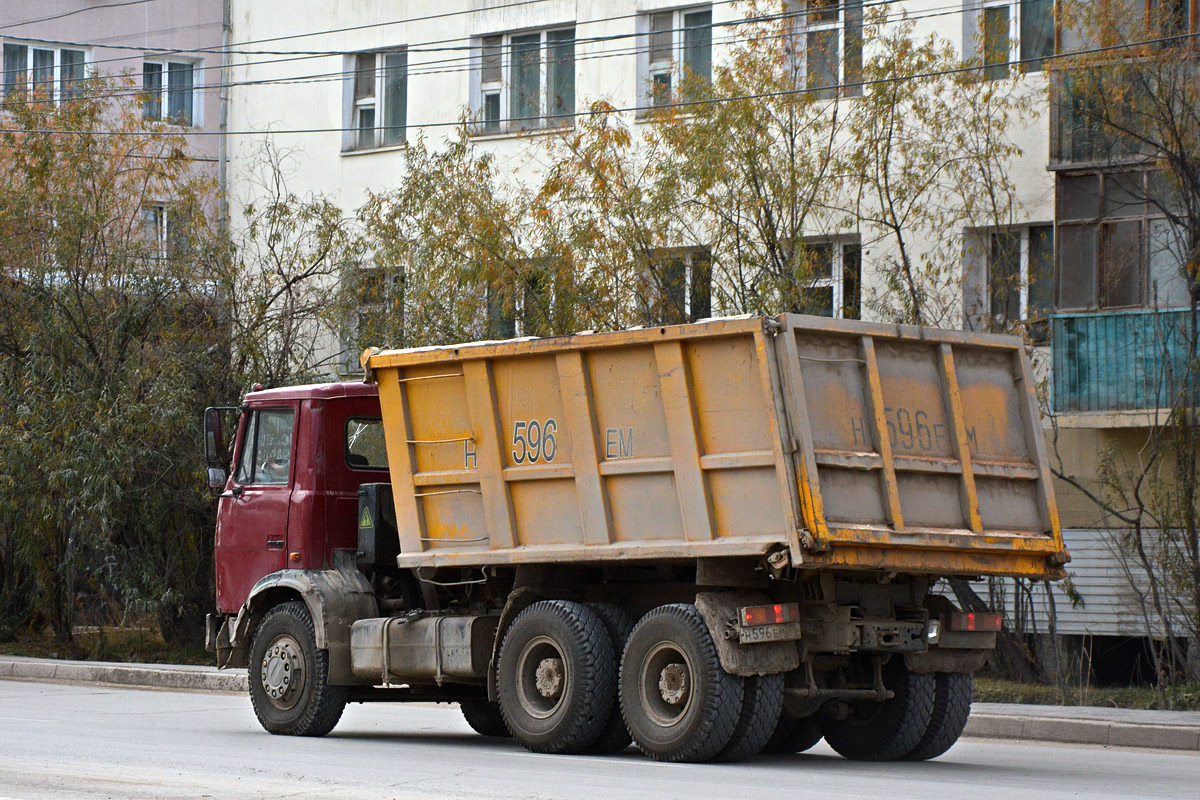 Саха (Якутия), № Н 596 ЕМ 14 — МАЗ-551605