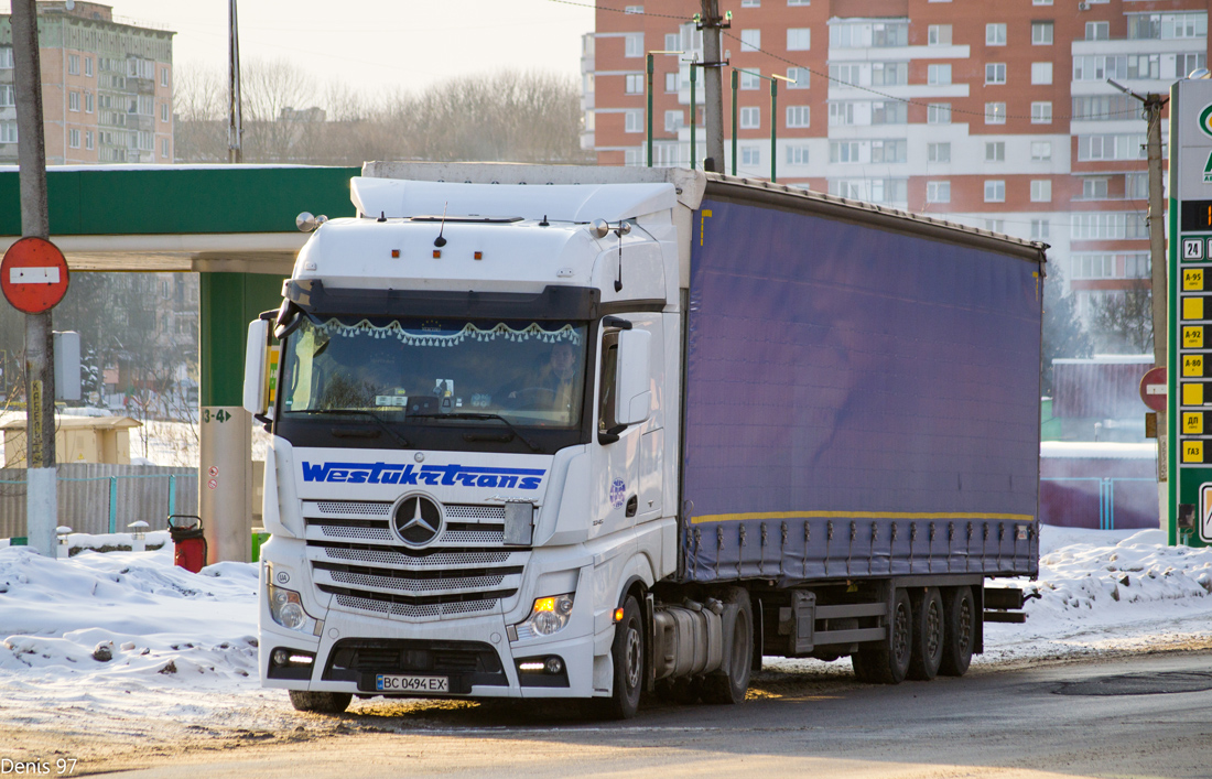 Львовская область, № ВС 0494 ЕХ — Mercedes-Benz Actros ('2011) 1845