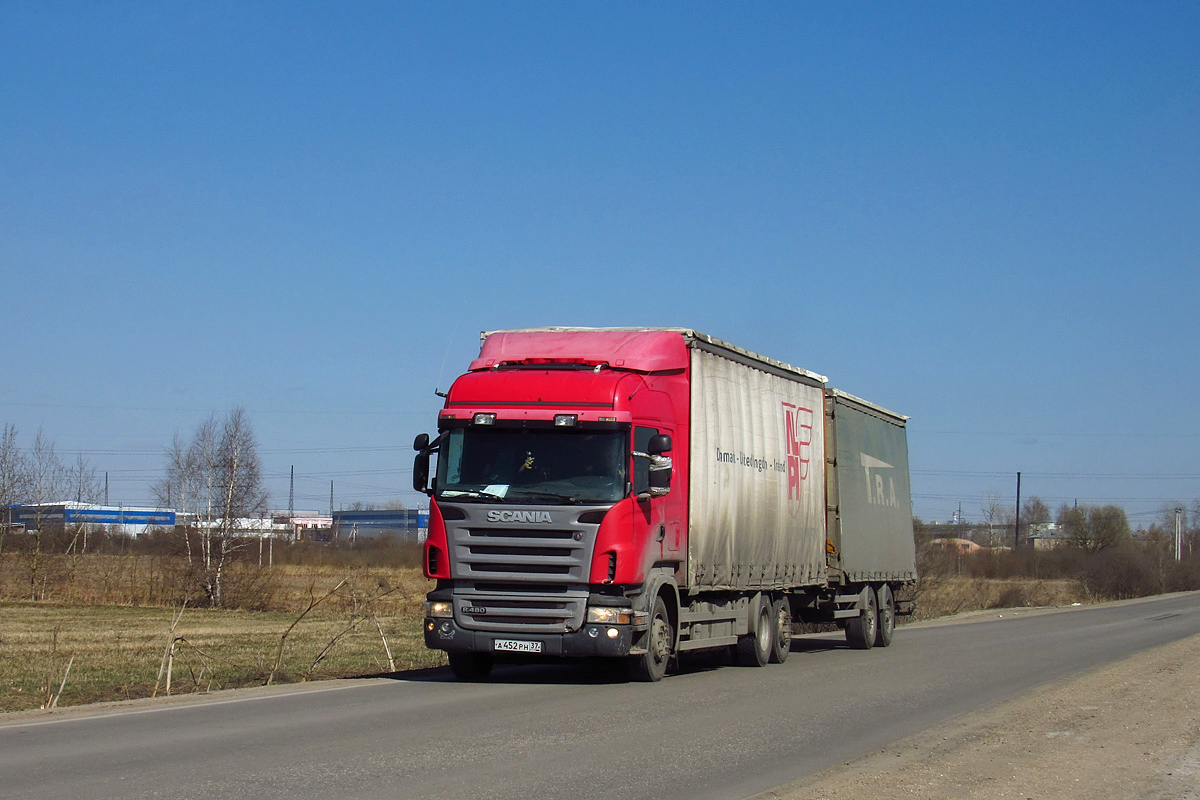 Ивановская область, № А 452 РН 37 — Scania ('2004) R480