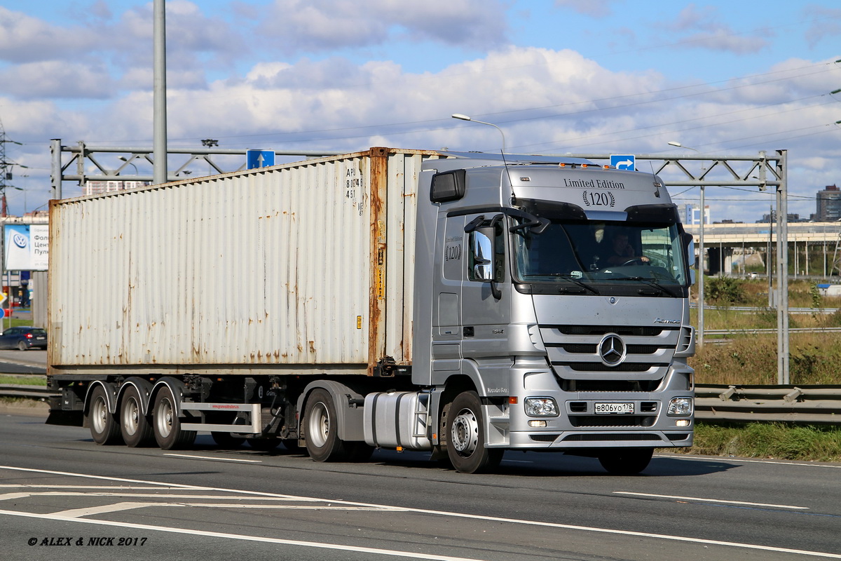 Санкт-Петербург, № В 806 УО 178 — Mercedes-Benz Actros ('2009) 1844