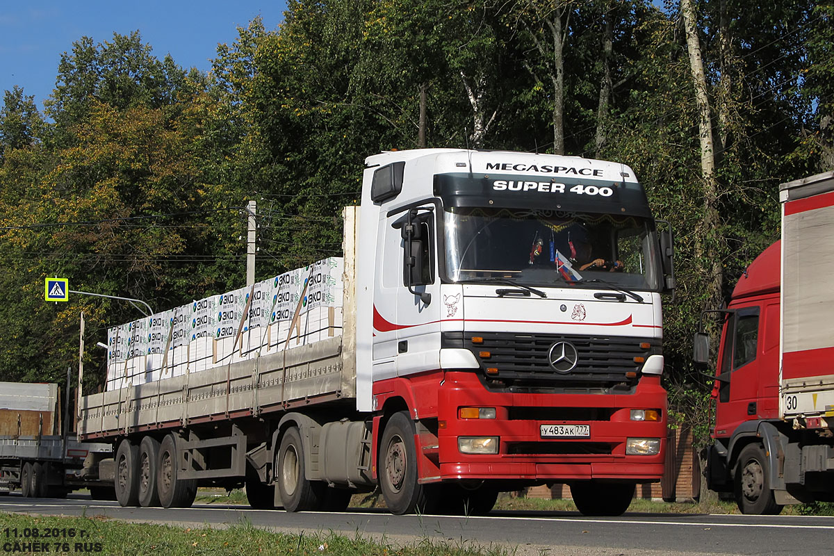 Москва, № У 483 АК 777 — Mercedes-Benz Actros ('1997) 1840