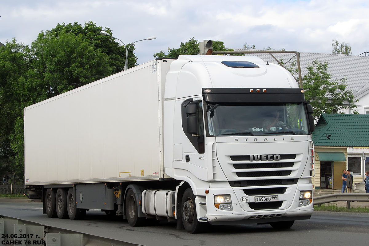 Москва, № Т 698 КО 199 — IVECO Stralis ('2007) 450