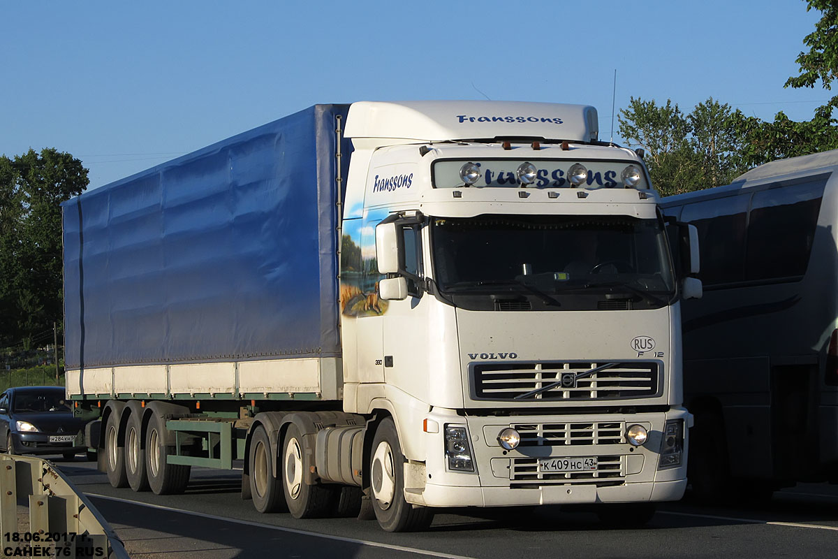 Кировская область, № К 409 НС 43 — Volvo ('2002) FH12.380